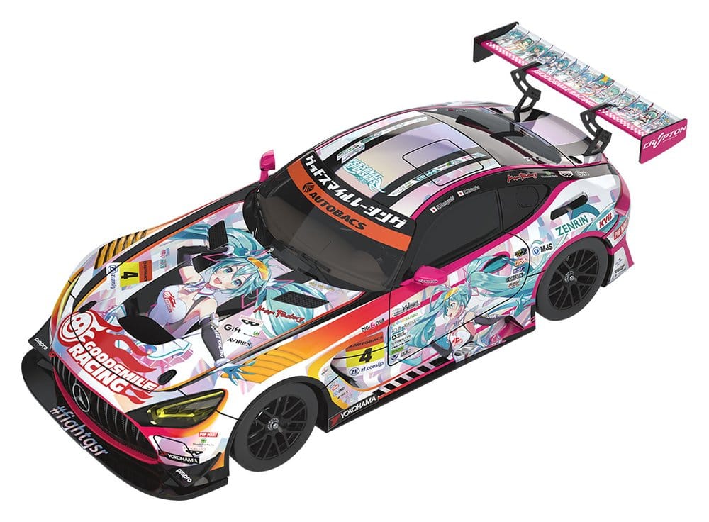 Hatsune Miku GT Project Fahrzeug 1/43 Good Smile Hatsune Miku AMG 2021 SUPER GT 100th Race Commemorative Ver. 11 cm