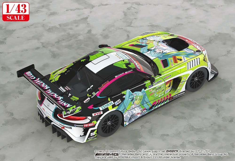 Hatsune Miku GT Project Fahrzeug 1/43 Good Smile Hatsune Miku AMG 2022 Season Opening Ver. 11 cm