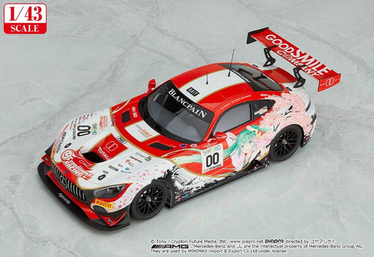 Hatsune Miku GT Project Fahrzeug 1/43 Good Smile Hatsune Miku AMG 2017 SPA24H Ver. 11 cm