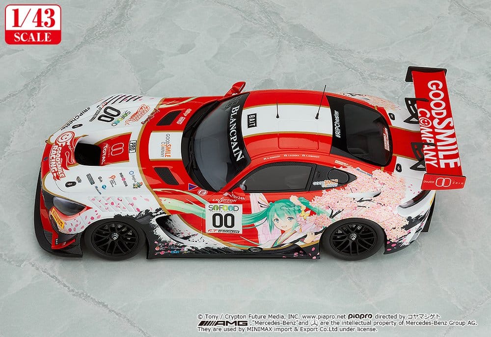 Hatsune Miku GT Project Fahrzeug 1/43 Good Smile Hatsune Miku AMG 2017 SPA24H Ver. 11 cm