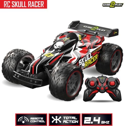 Gear2Play Fahrzeug Funkgesteuerter RC Buggy Skull Racer 1:10