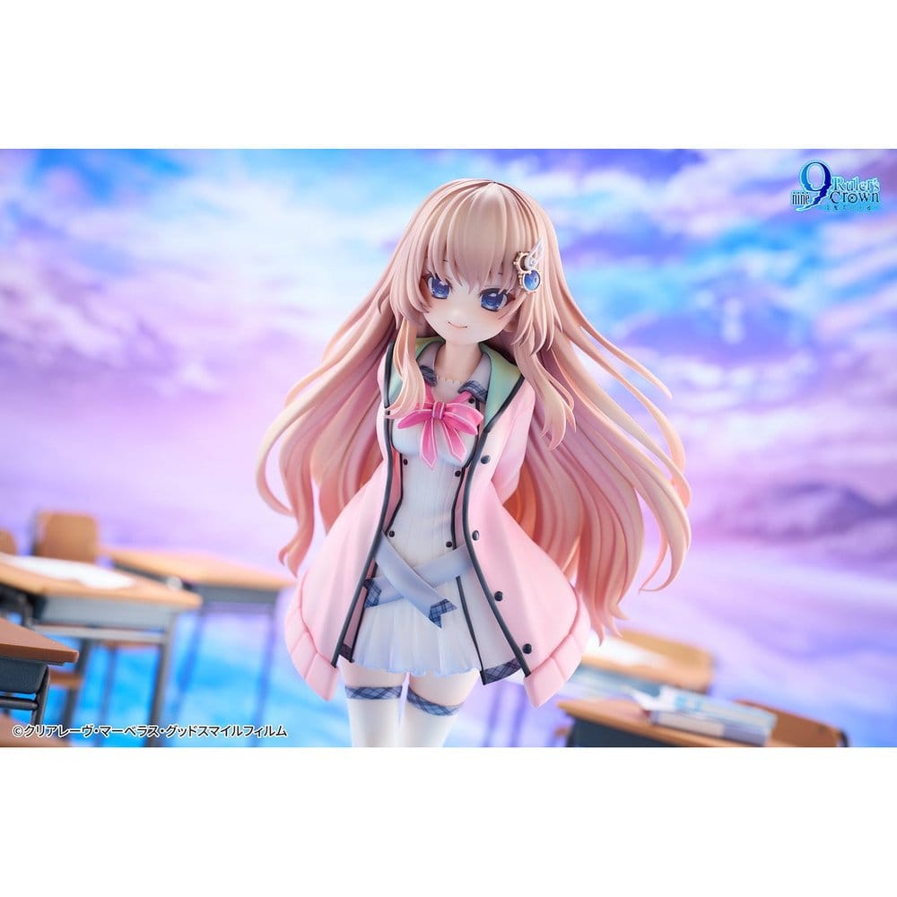 9-nine- PVC Figur 1/6 Ruler's Crown Miyako Kujo 25 cm
