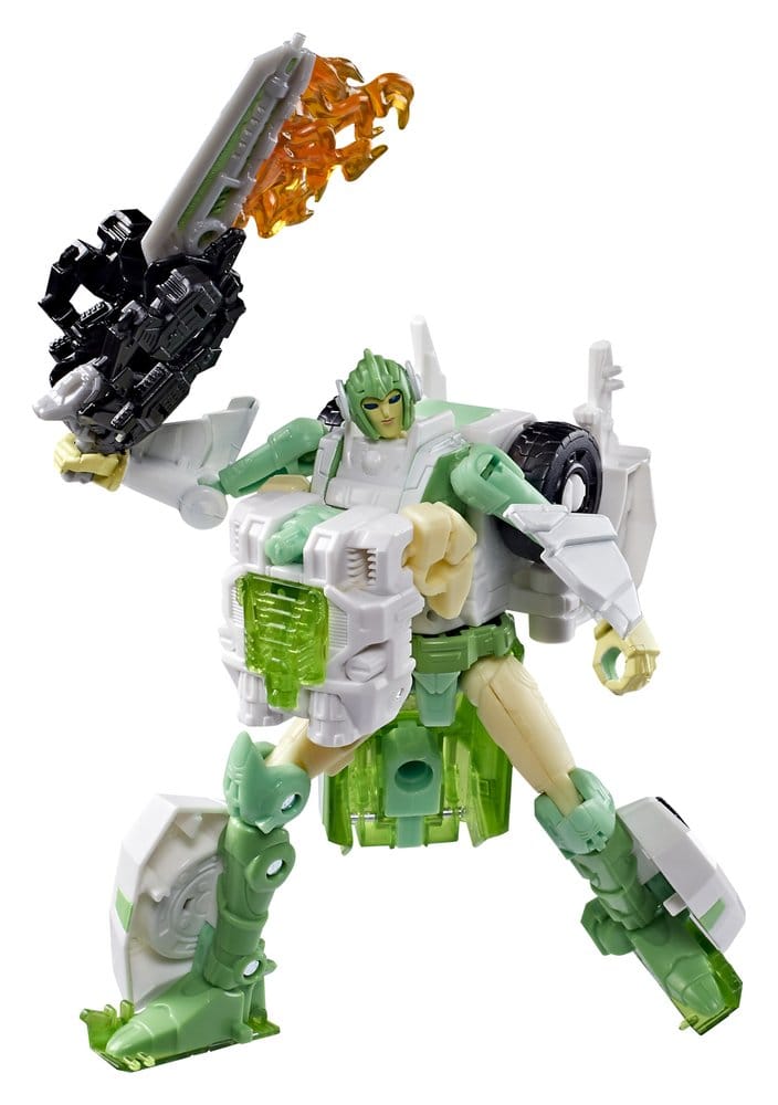 Transformers Generations War for Cybertron: Siege Deluxe Class Actionfigur WFC-S15 Autobot Greenlight & Battle Masters Dazzlestrike 14 cm
