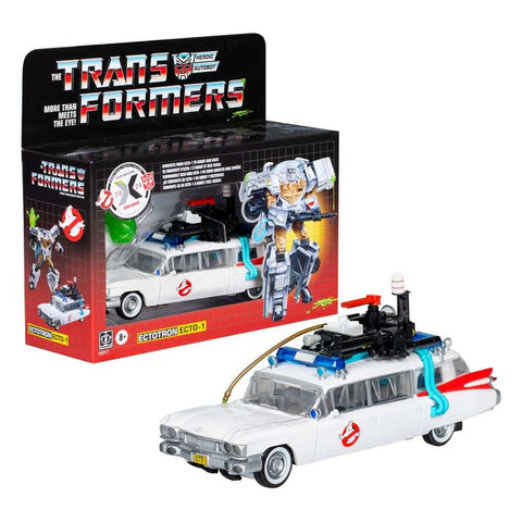 Transformers x Ghostbusters Actionfigur Ectotron Ecto-1 18 cm