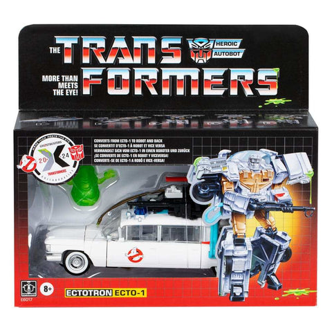 Transformers x Ghostbusters Actionfigur Ectotron Ecto-1 18 cm