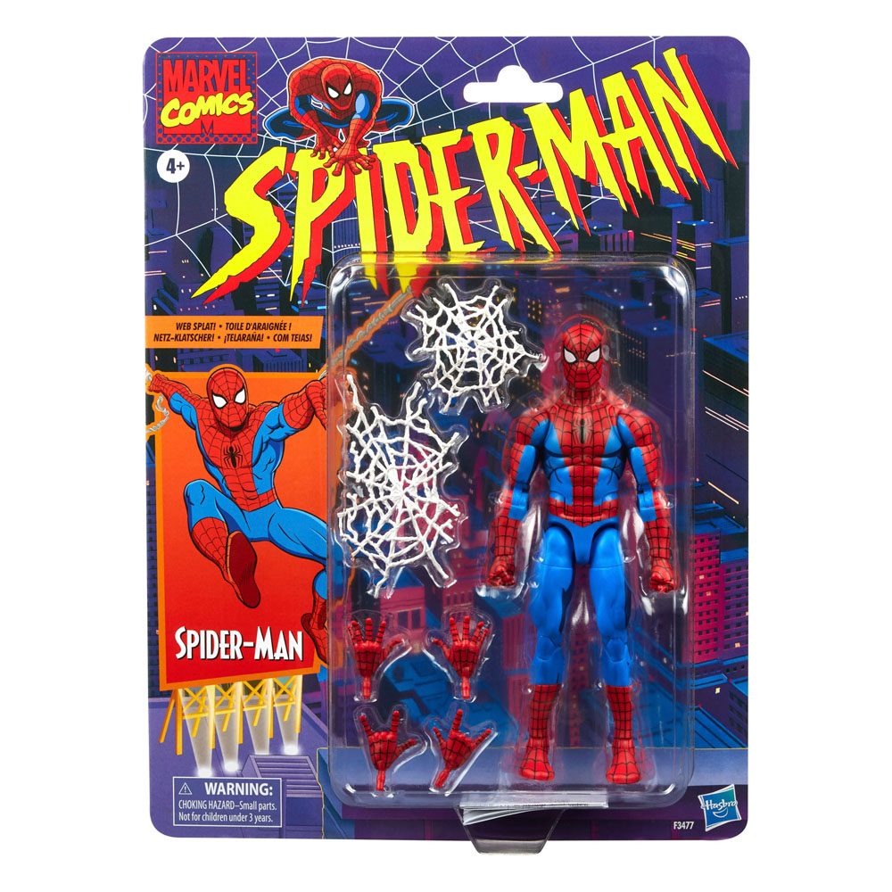 Spider-Man Marvel Legends Retro Actionfigur Spider-Man 15 cm