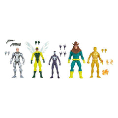 Spider-Man Marvel Legends 5er-Pack Spider-Man, Silvermane, Human Fly, Molten Man, Razorback 15 cm - Smalltinytoystore