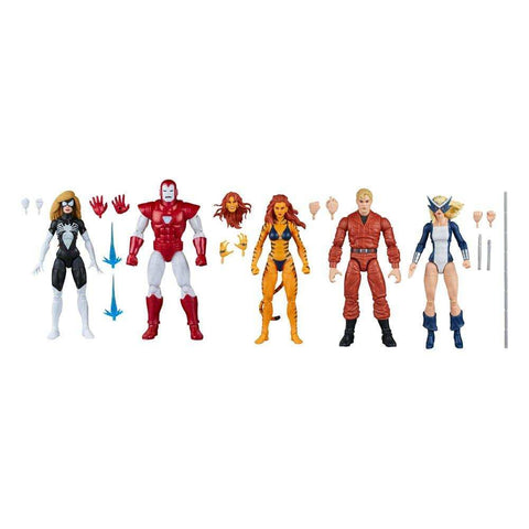 Marvel Legends 5er-Pack The West Coast Avengers Exclusive 15 cm - Smalltinytoystore