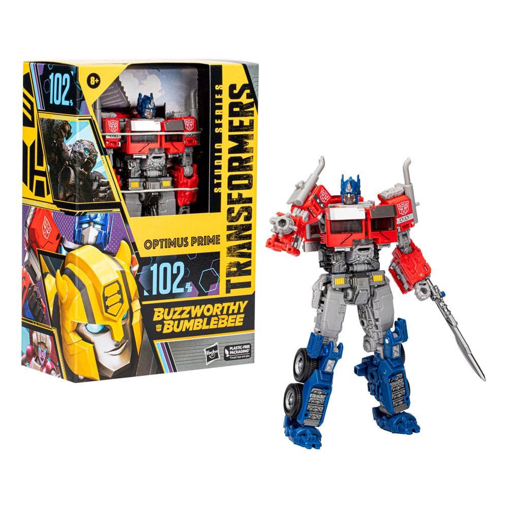 Transformers: Aufstieg der Bestien Buzzworthy Bumblebee Studio Series Actionfigur 102BB Optimus Prime 16 cm