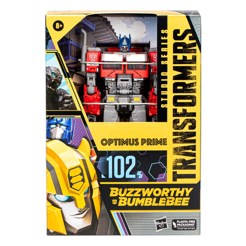 Transformers: Aufstieg der Bestien Buzzworthy Bumblebee Studio Series Actionfigur 102BB Optimus Prime 16 cm