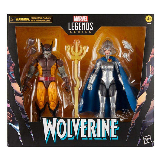 Wolverine 50th Anniversary Marvel Legends 2er-Pack Wolverine & Psylocke 15 cm - Smalltinytoystore