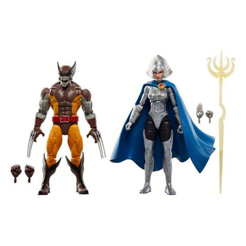 Wolverine 50th Anniversary Marvel Legends 2er-Pack Wolverine & Psylocke 15 cm - Smalltinytoystore