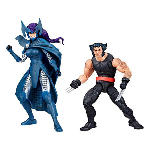 Wolverine 50th Anniversary Marvel Legends 2er-Pack Wolverine & Psylocke 15 cm - Smalltinytoystore