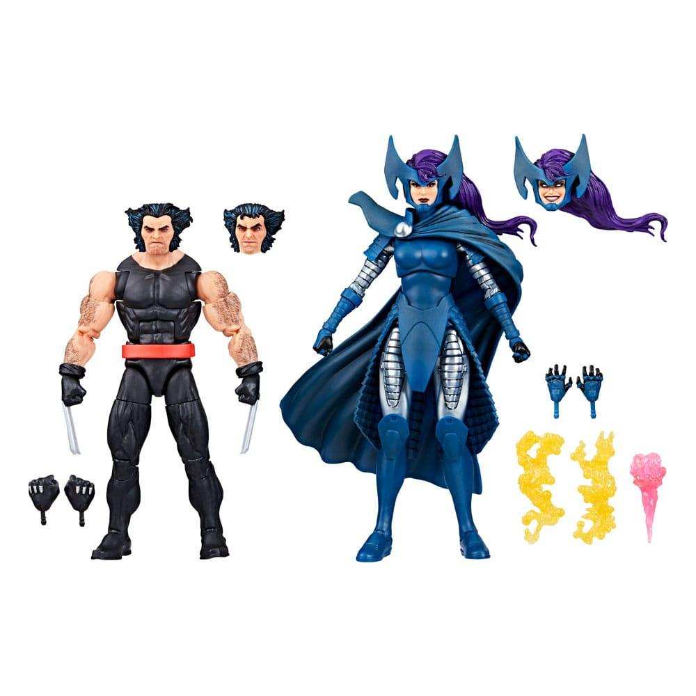 Wolverine 50th Anniversary Marvel Legends 2er-Pack Wolverine & Psylocke 15 cm - Smalltinytoystore