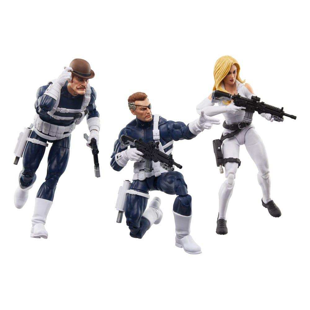 Captain America Marvel Legends 3er-Pack S.H.I.E.L.D. 15 cm - Smalltinytoystore