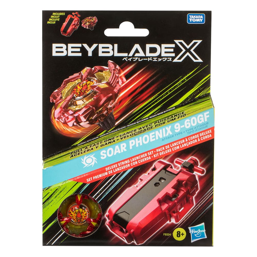 Beyblade X Soar Phoenix Deluxe Schnur-Starter Set
