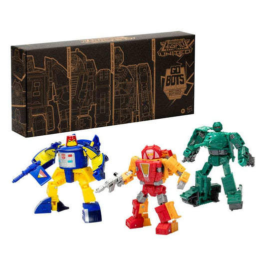 Transformers Legacy United Deluxe Class 3er-Pack Go-Bot Guardians 14 cm