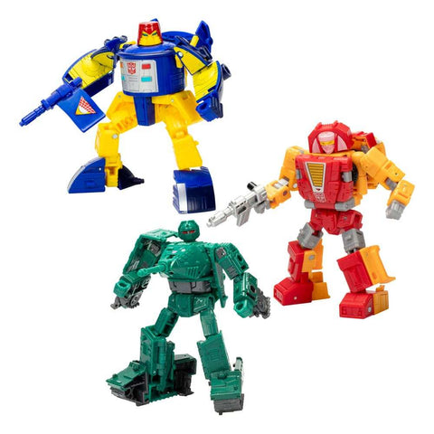 Transformers Legacy United Deluxe Class 3er-Pack Go-Bot Guardians 14 cm