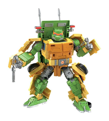 Transformers x Teenage Mutant Ninja Turtles Actionfigur Party Wallop 18 cm