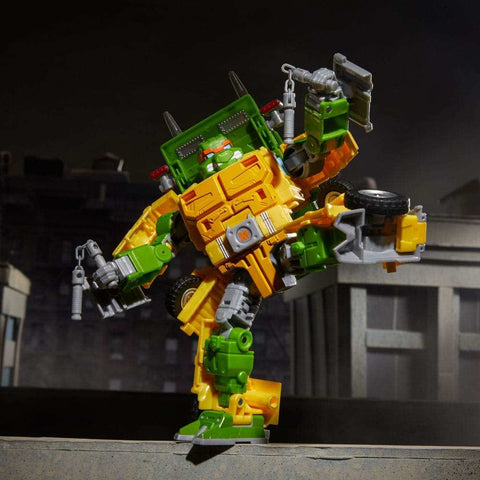 Transformers x Teenage Mutant Ninja Turtles Actionfigur Party Wallop 18 cm