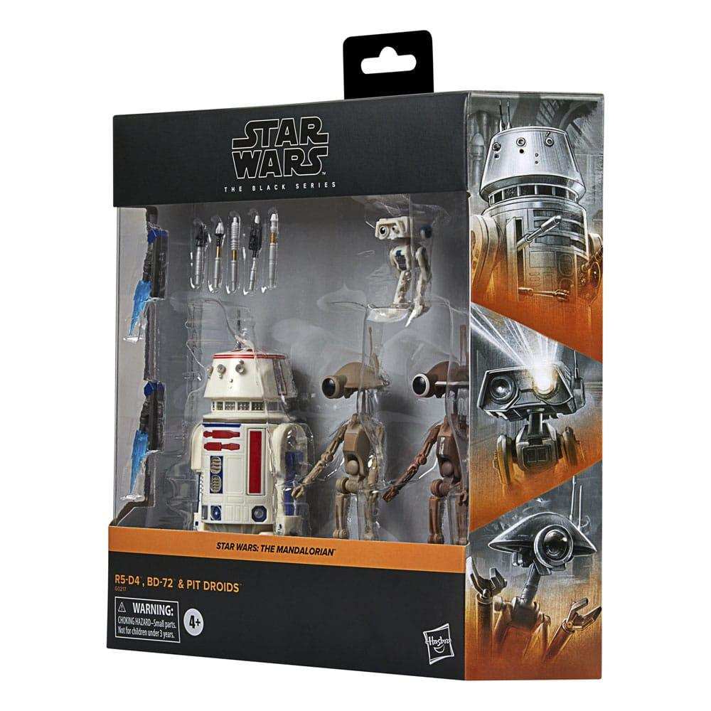 Star Wars Black Series The Mandalorian 4er-Pack R5-D4, BD-72 & Pit Droids - Smalltinytoystore