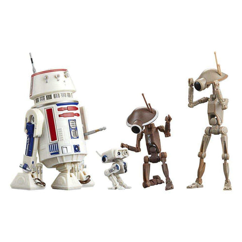 Star Wars Black Series The Mandalorian 4er-Pack R5-D4, BD-72 & Pit Droids - Smalltinytoystore