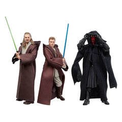 Star Wars Black Series Episode I 3er-Pack Qui-Gon Jinn, Darth Maul, Obi-Wan Kenobi 15 cm