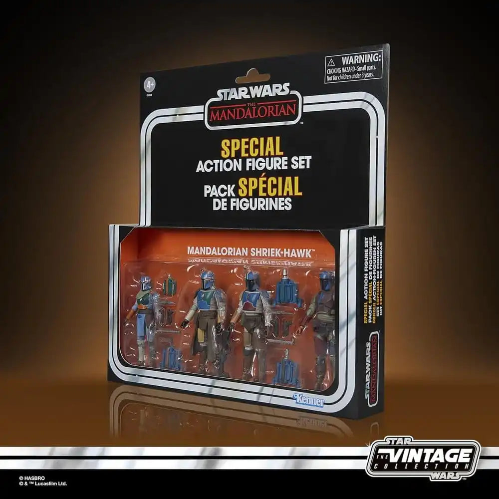 Star Wars The Mandalorian Vintage Collection Actionfiguren 4er-Pack Mandalorian Shriek-Hawk 10 cm
