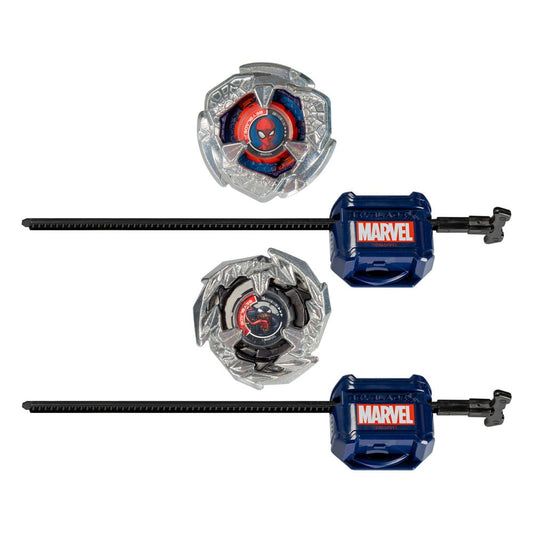 Beyblade X Marvel Collab Spider-Man 3-60F vs. Venom 3-80N