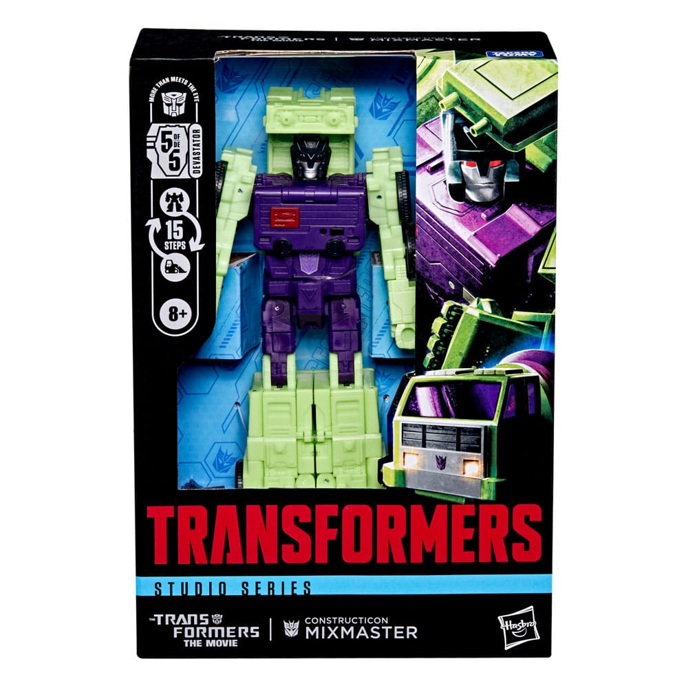 The Transformers: The Movie Studio Series Voyager Class Actionfigur Constructicon Mixmaster 16 cm