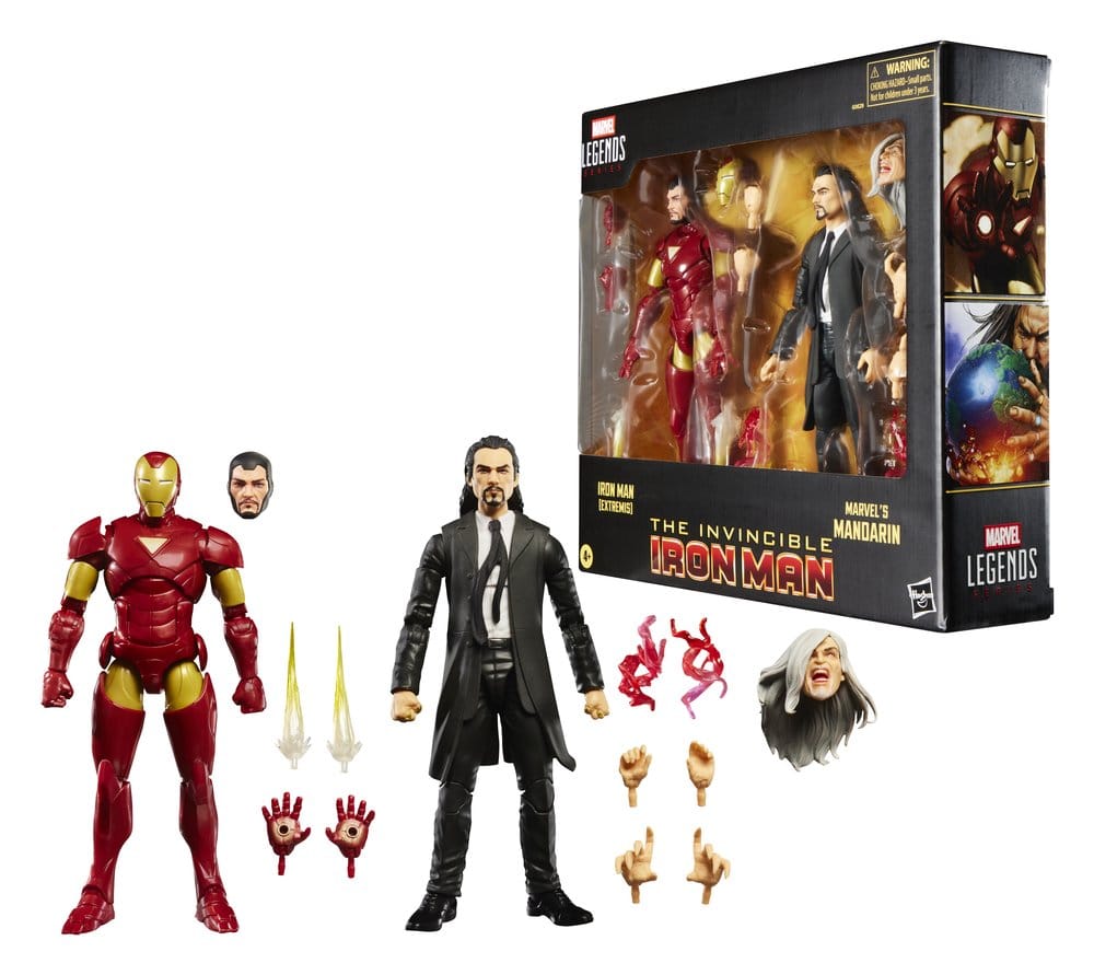 Marvel Legends Actionfiguren 2er-Pack Iron Man (Extremis) & Marvel's Mandarin 15 cm