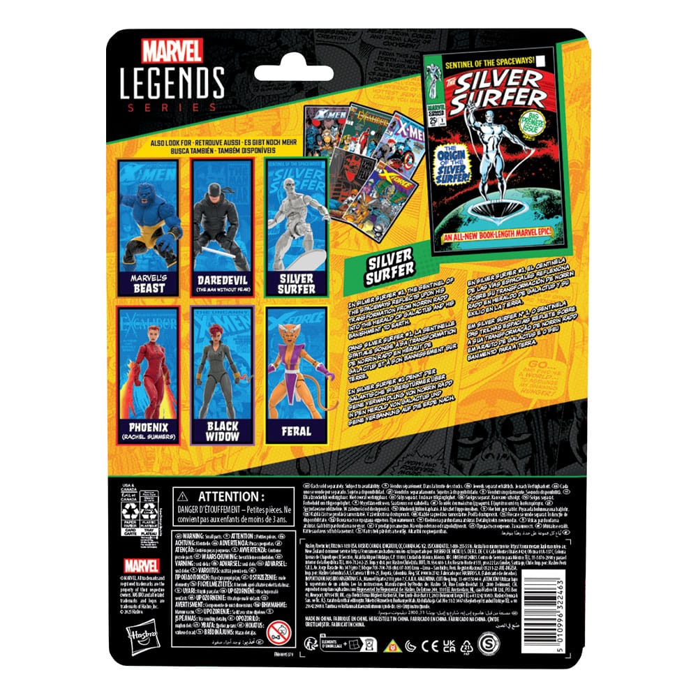 The Silver Surfer Marvel Legends Actionfigur Silver Surfer 15 cm