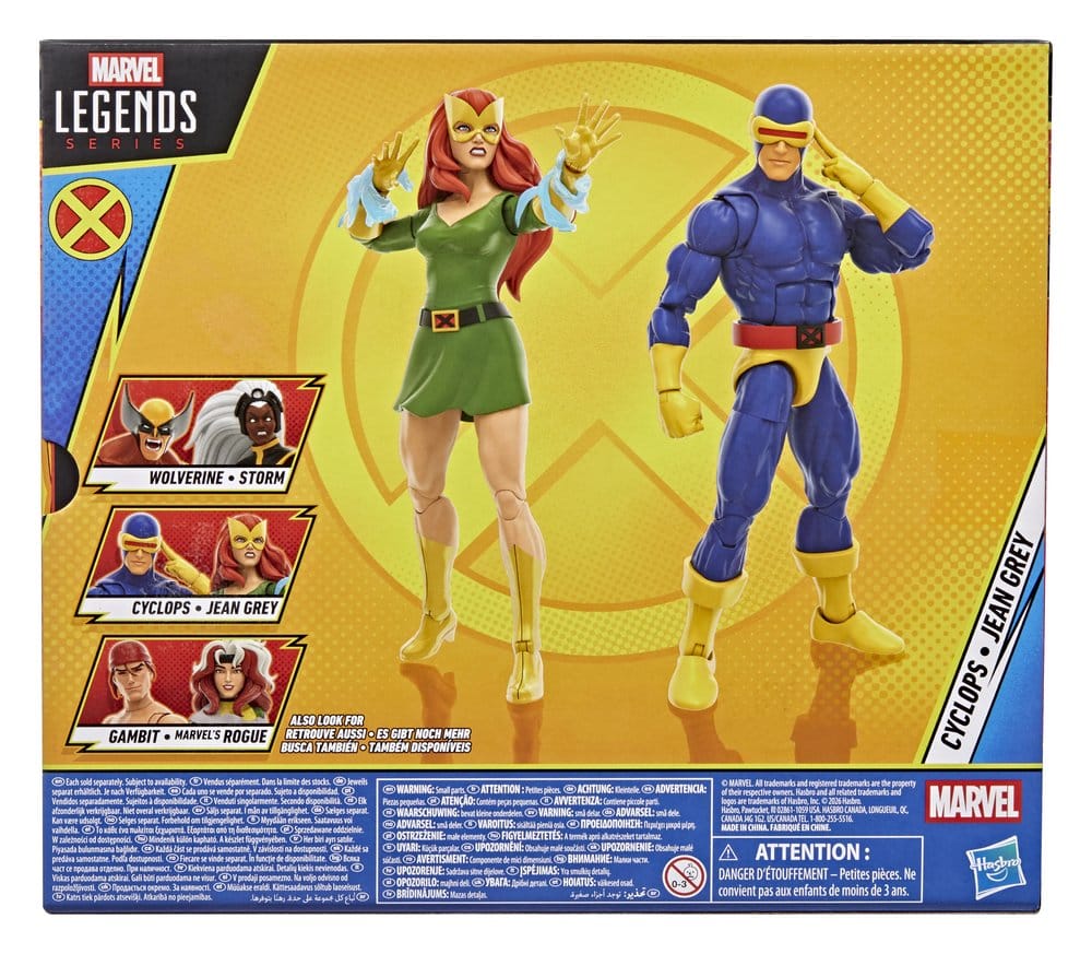 Marvel Legends Actionfiguren 2er-Pack Cyclops & Jean Grey 15 cm