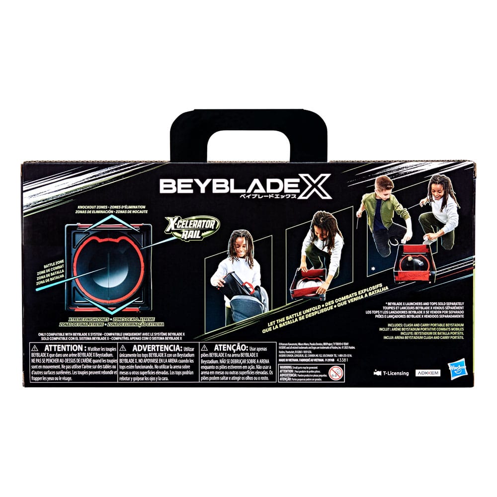 Beyblade X Clash and Carry Beystadium-Arena