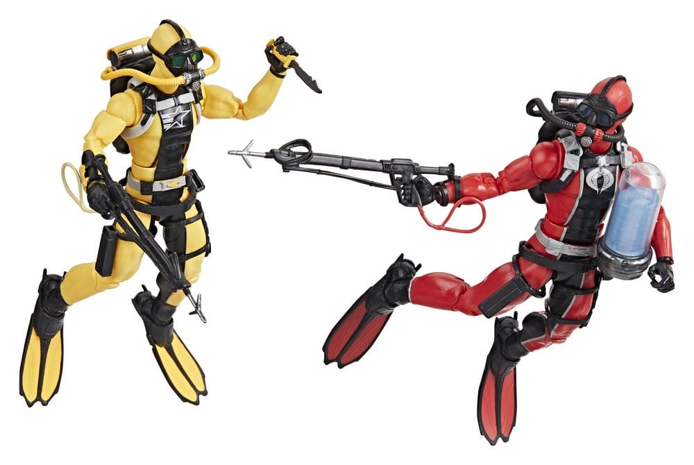 G.I. Joe Classified Series Actionfiguren 2er-Pack #169 G.I. Joe Diver vs. Cobra Diver 15 cm