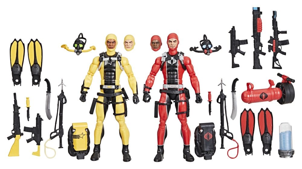 G.I. Joe Classified Series Actionfiguren 2er-Pack #169 G.I. Joe Diver vs. Cobra Diver 15 cm