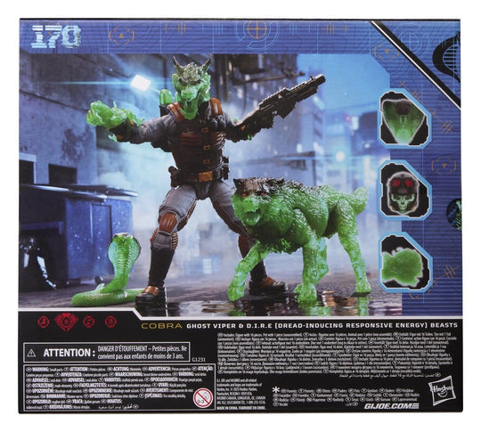 G.I. Joe Classified Series Actionfigur #170 Ghost Viper & D.I.R.E. Beasts 15 cm