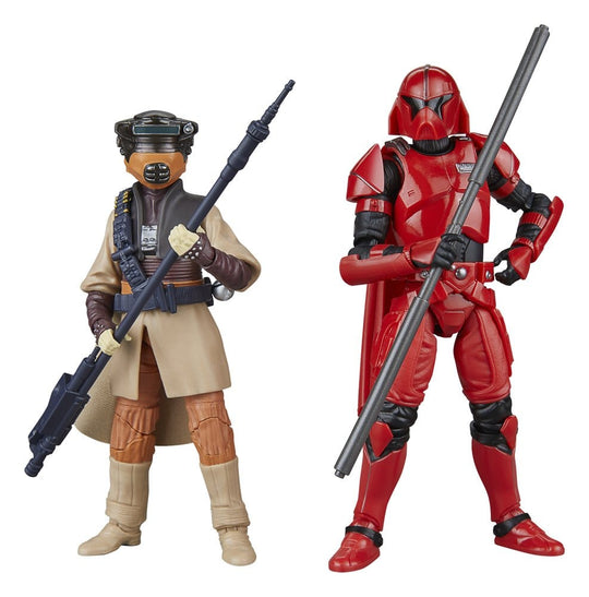 Star Wars: Shadows of the Empire Black Series Actionfiguren Luke Skywalker (Imperial Guard) & Princess Leia Organa (Boushh) 15 cm