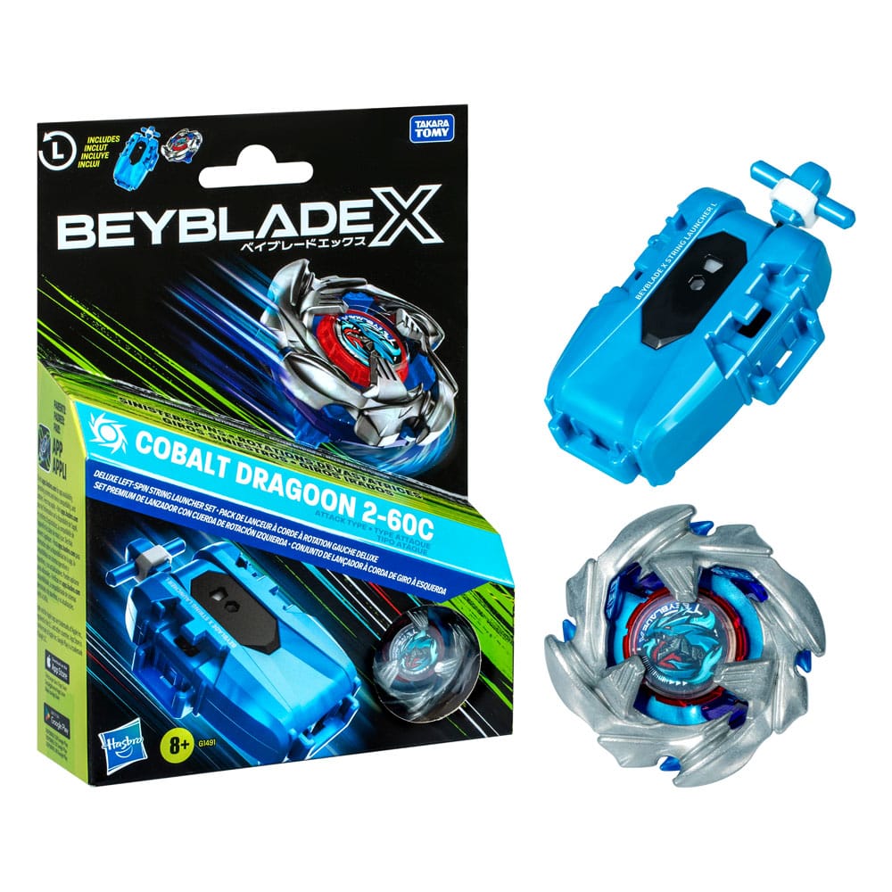 Beyblade X Cobalt Dragoon 2-60C Schnur-Starter Set