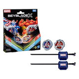 Beyblade X und Marvel Collab, Captain America 4-70GB vs. Red Hulk 1-80R