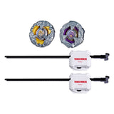 Beyblade X und Transformers Collab Bumblebee 3-60GP vs. Shockwave 5-80O