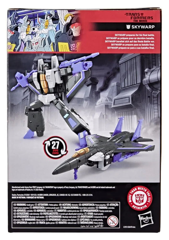 The Transformers: The Movie Studio Series Voyager Class Actionfigur Skywarp 17 cm