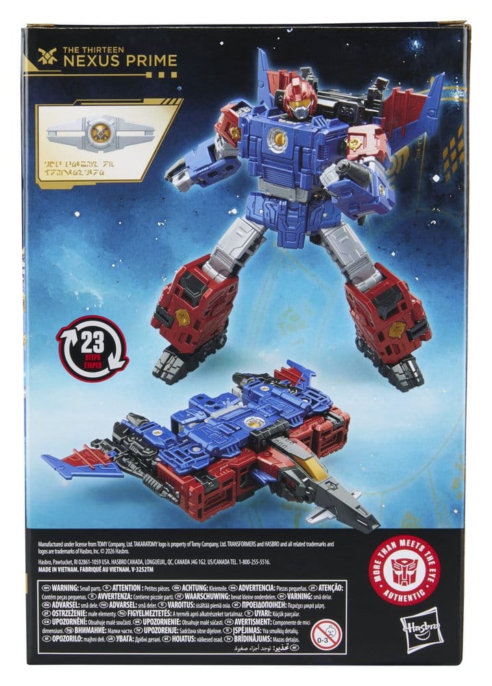 Transformers Age of the Primes Voyager Class Actionfigur The Thirteen: Nexus Prime 16 cm