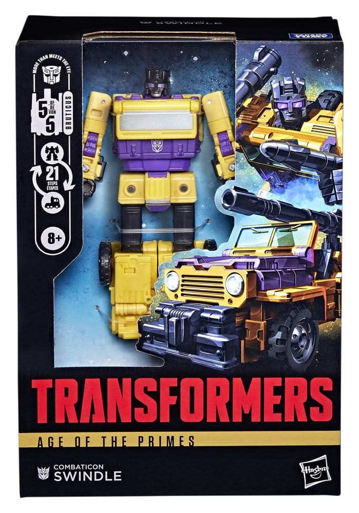 Transformers Age of the Primes Voyager Class Actionfigur Combaticon Swindle 17 cm