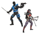 G.I. Joe Classified Series Actionfiguren 2er-Pack Snake Eyes & Kim "Jinx" Arashikage 15 cm