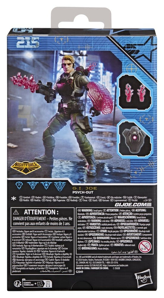 G.I. Joe Classified Series Actionfigur Night Force: Psych-Out 15 cm