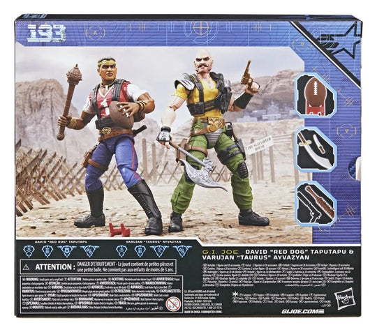 G.I. Joe Classified Series Actionfiguren 2er-Pack #193 David "Red Dog" Taputapu & Varujan "Taurus" Ayvazyan 15 cm