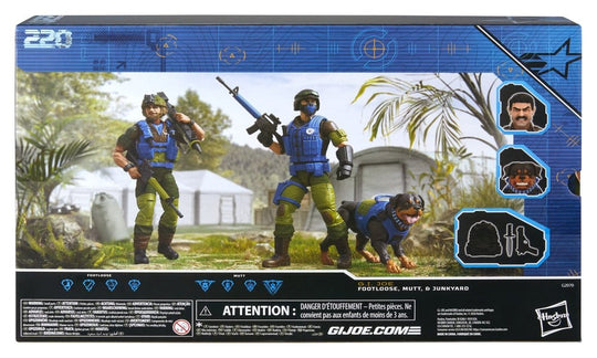 G.I. Joe Classified Series Actionfiguren 3er-Pack #220 Mad Marauders: Footloose & Mutt & Junkyard 15 cm