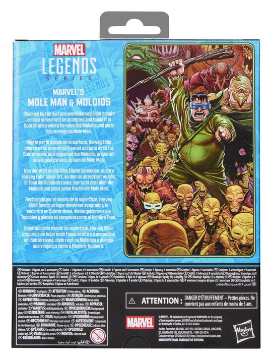 Fantastic Four Marvel Legends Actionfiguren 3er-Pack Marvel's Mole Man & Moloids 15 cm