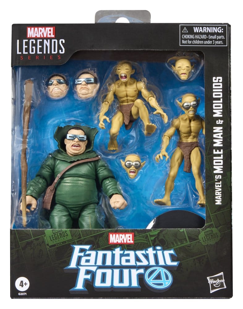 Fantastic Four Marvel Legends Actionfiguren 3er-Pack Marvel's Mole Man & Moloids 15 cm